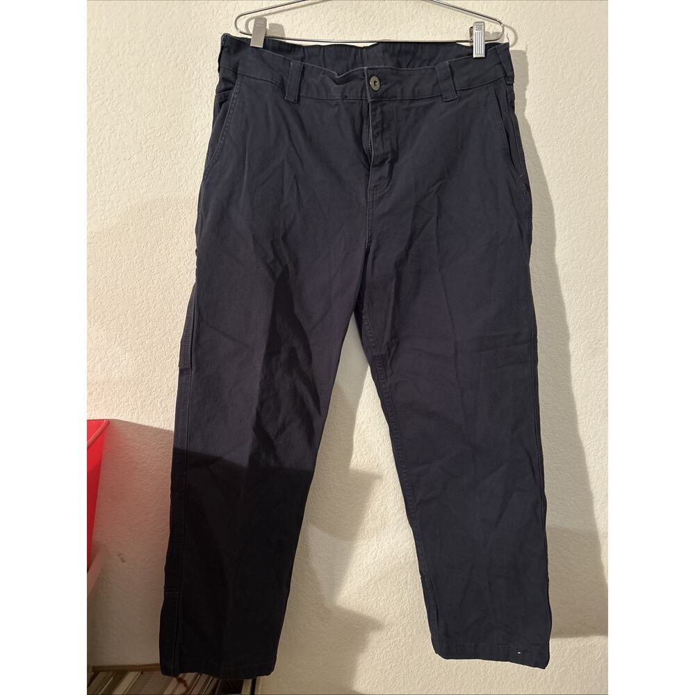 Colorado Clothing Mens 34x29 Relaxed Stretch workwear CANVAS Blue NWOT